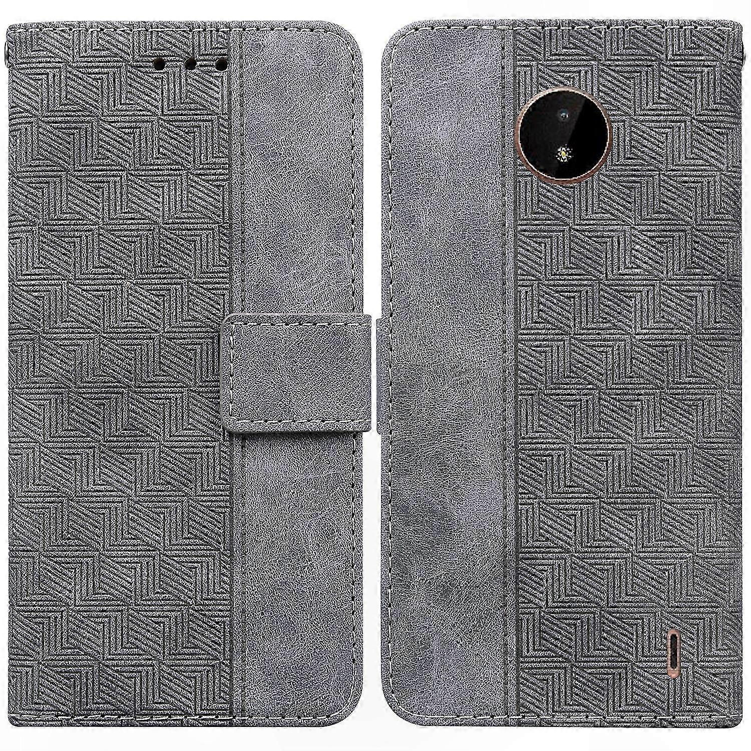 Emed Geometrische Lederhülle Für Die Modelle C20 Und C10, Premium-hülle, Elegante Verarbeitung, Langlebiger Schutz, Passgenaue Tasche, Modernes Design, Kompatibel Mit Der C-serie.