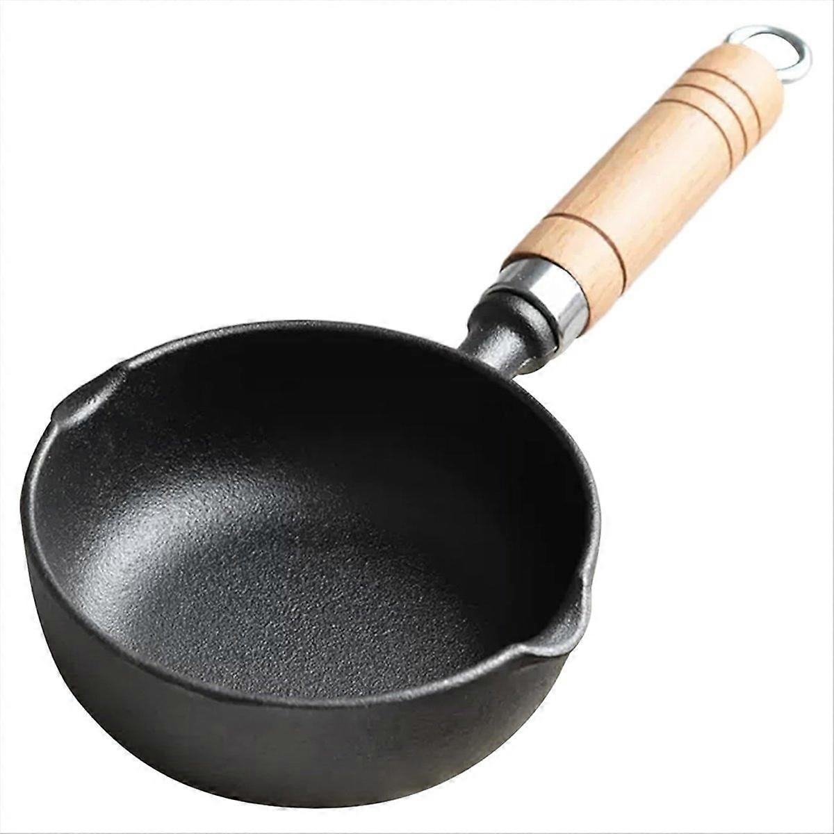 Antihaftbeschichtete Butterpfanne Aus Gusseisen, Butterfonduetopf, Stieltopf, Butterwärmer, Robustes Küchenutensil
