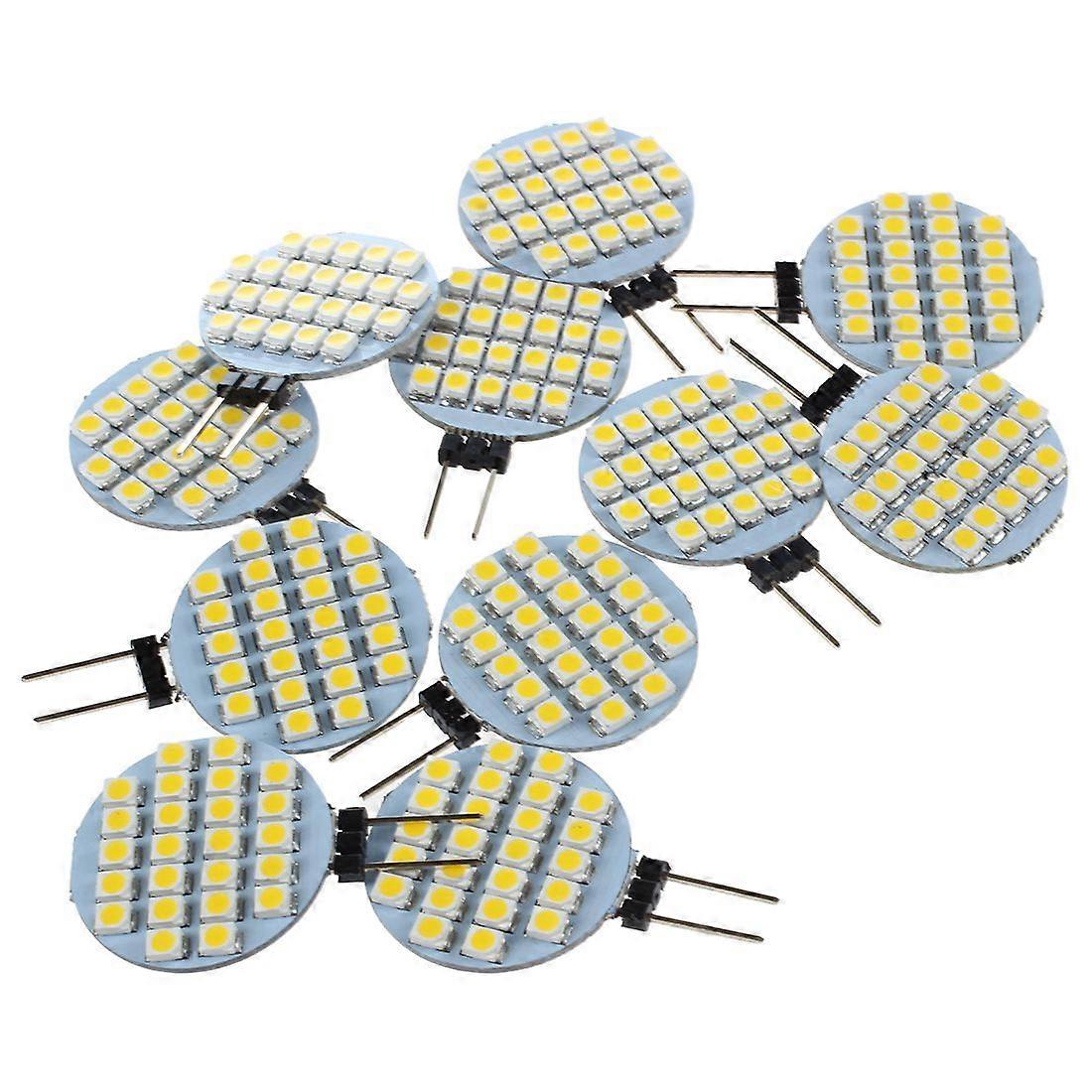 G4 Smd 24 12v Warmweiße Led-lampen (10x) Für Schrank-, Boots- Und Fahrzeugbeleuchtung