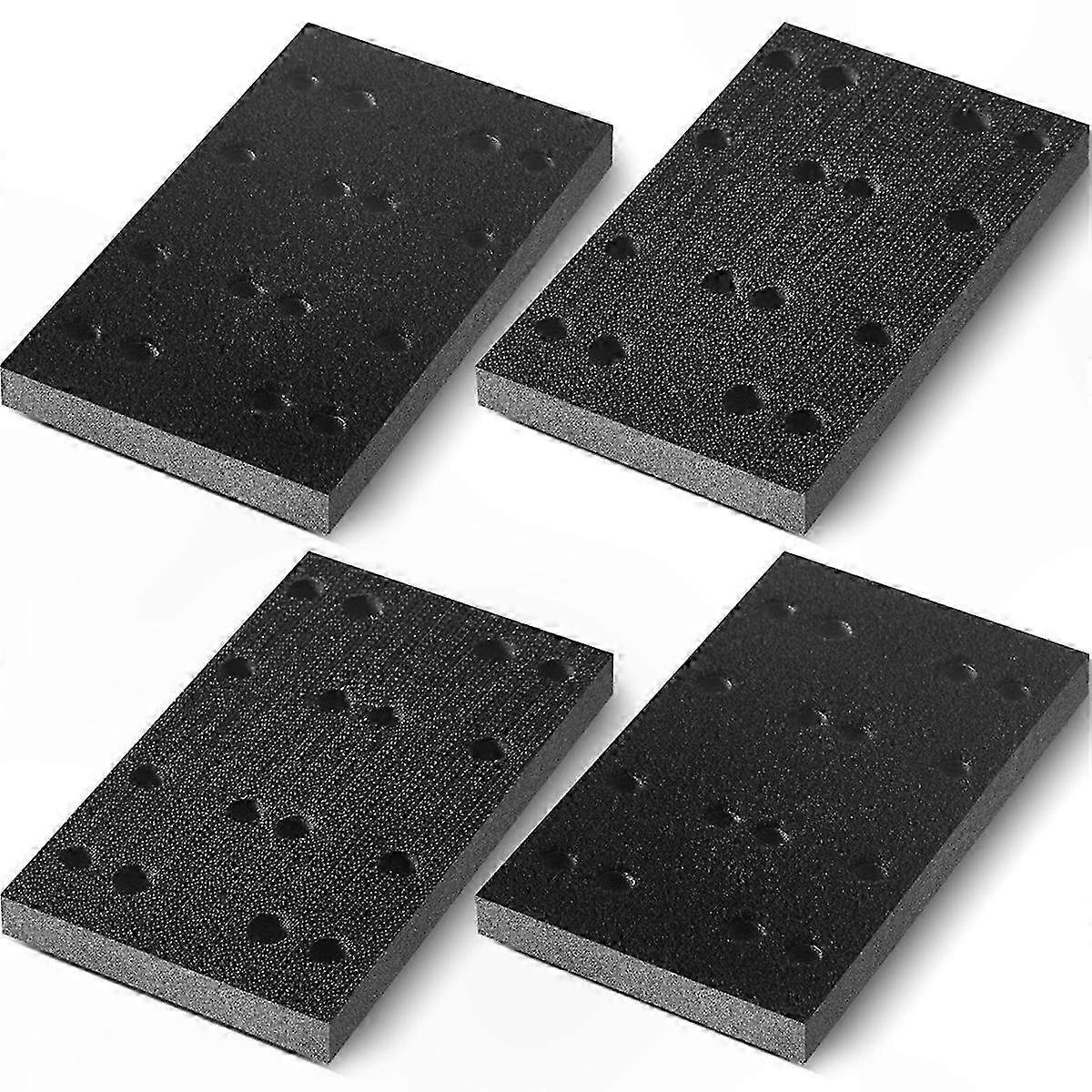 Set Mit 4 Weichen Schaumstoff-schleifpads Für Exzenterschleifer