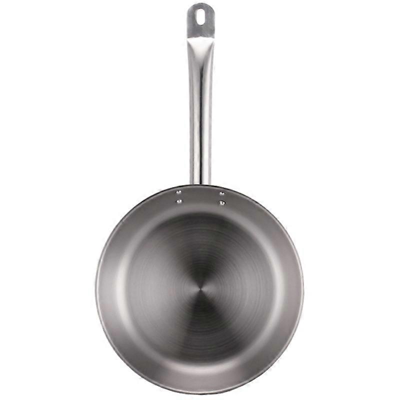 20 Cm Edelstahl-induktionsbratpfanne, Edelstahlpfanne, Gesundes Und Gleichmäßiges Garen, Geeignet Für Alle Herdarten, Robustes Und Langlebiges Küchenutensil.