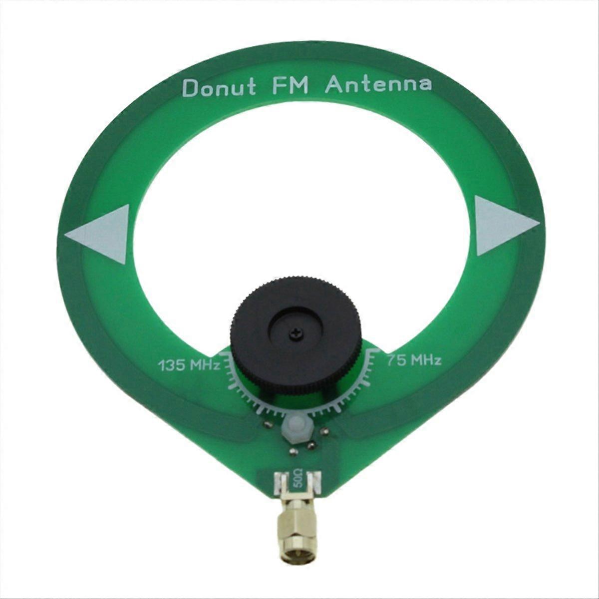 Donut-fm-antenne 75–135 Mhz, Sma-stecker, Kompakte Funkschnittstelle Für Empfänger, Breitband-rundfunkzubehör, Stabile Leistung