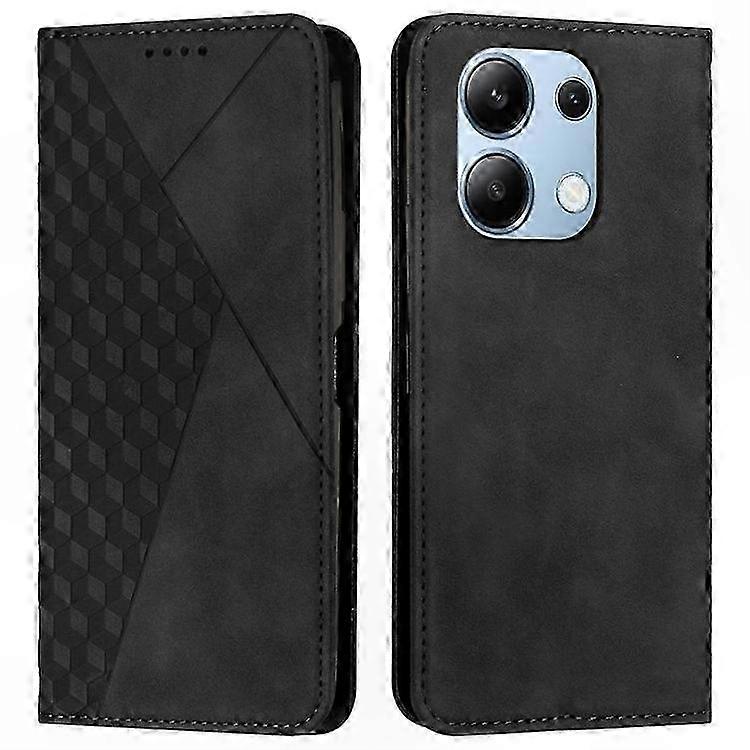 Stoßfeste Klapphülle Für 4g-smartphones Mit Integriertem Ständer – Schutzhülle Aus Pu-leder Für Redmi Note 13