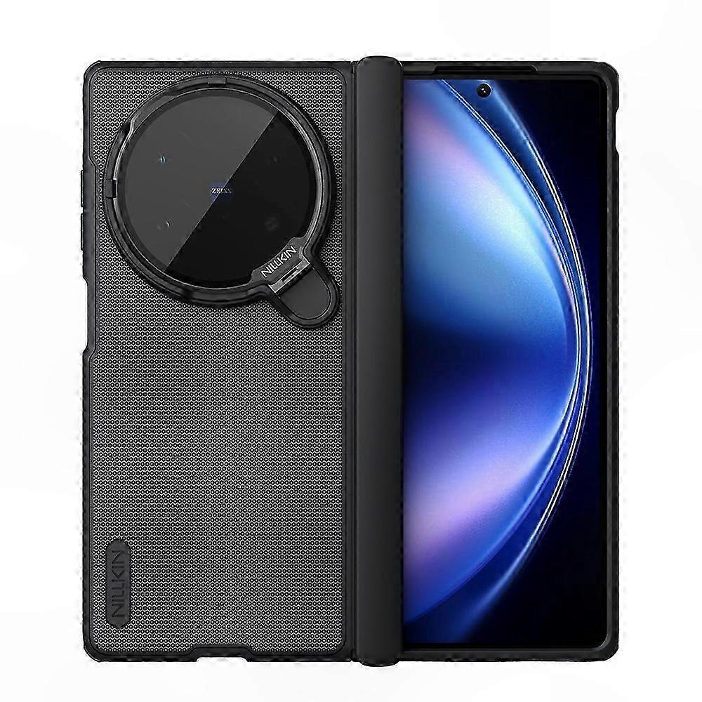 Magnetische Pc-hülle Mit Integriertem Ständer Für Vivo X Fold5 5g, Mattierter, Transparenter Schutz, Standfunktion Und Klappöffnung, Robuste Hülle Mit Klarer Linse