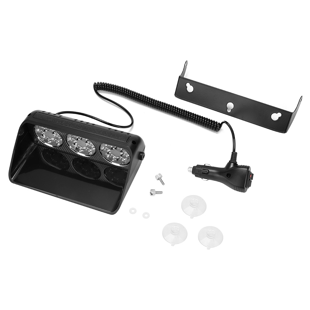 18-led-36w-blitzlichtleiste Für Autos, Notleuchte Mit Saugnapf, Ip67 Wasserdicht.