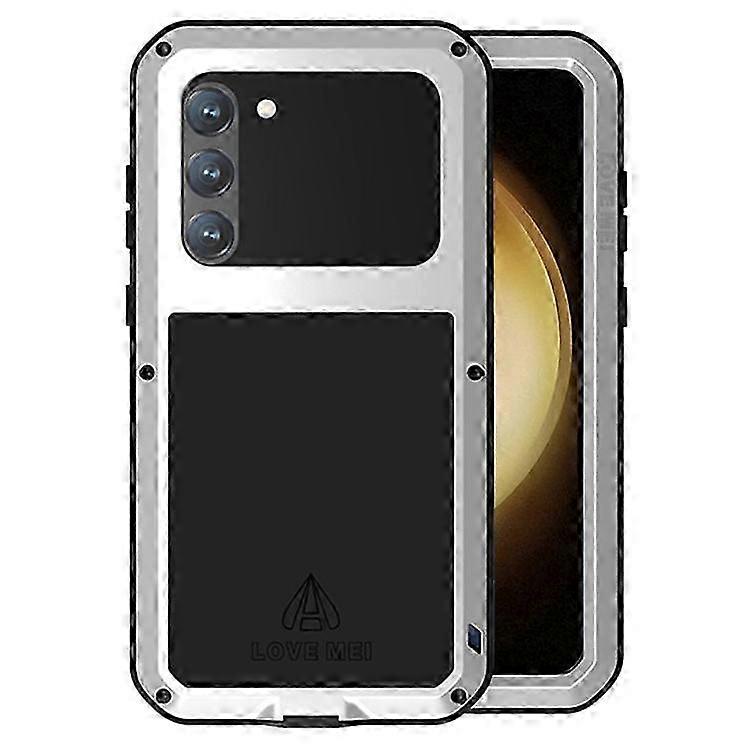 Love Mei Hülle Für Galaxy S23+: Stoßfeste Silikon- Und Metallhülle, Inklusive Displayschutzfolie Aus Gehärtetem Glas, Sturzsichere Hülle