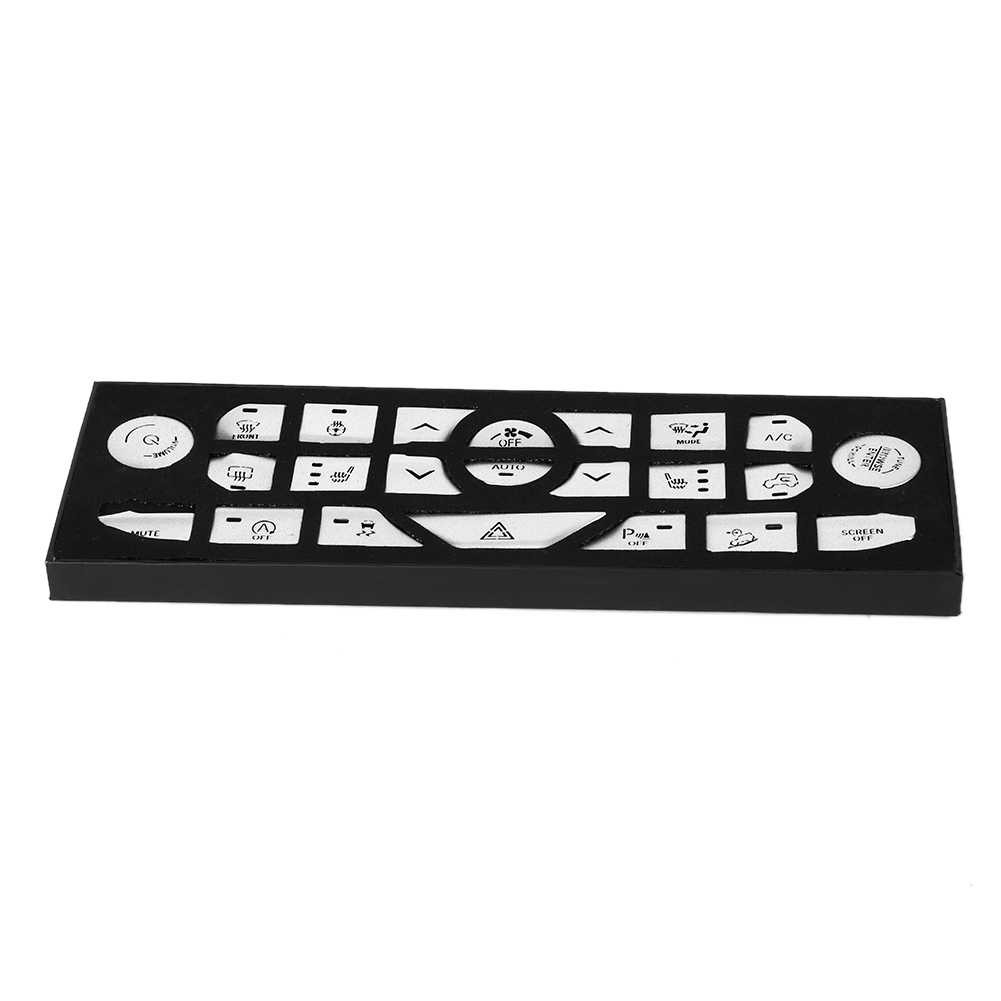 23-teiliges Set Mit Mittelkonsolen-zieraufklebern Für Jeep Wrangler Jl Ab Baujahr 2018
