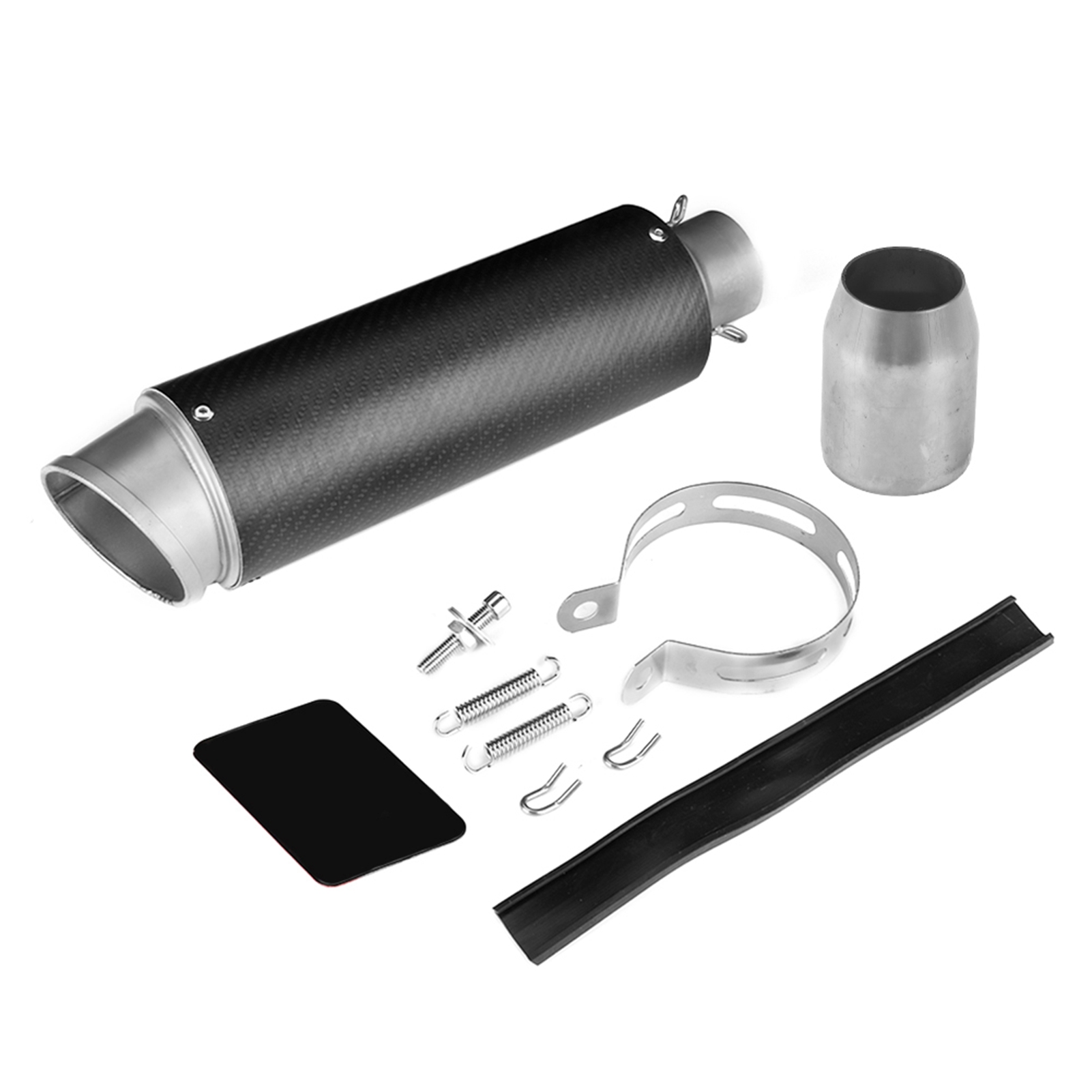 Modifizierter 51-mm-edelstahl-motorradauspuffschalldämpfer Für Honda, Yamaha, Kawasaki Und Suzuki, Maßgefertigtes Performance-auspuffrohr.