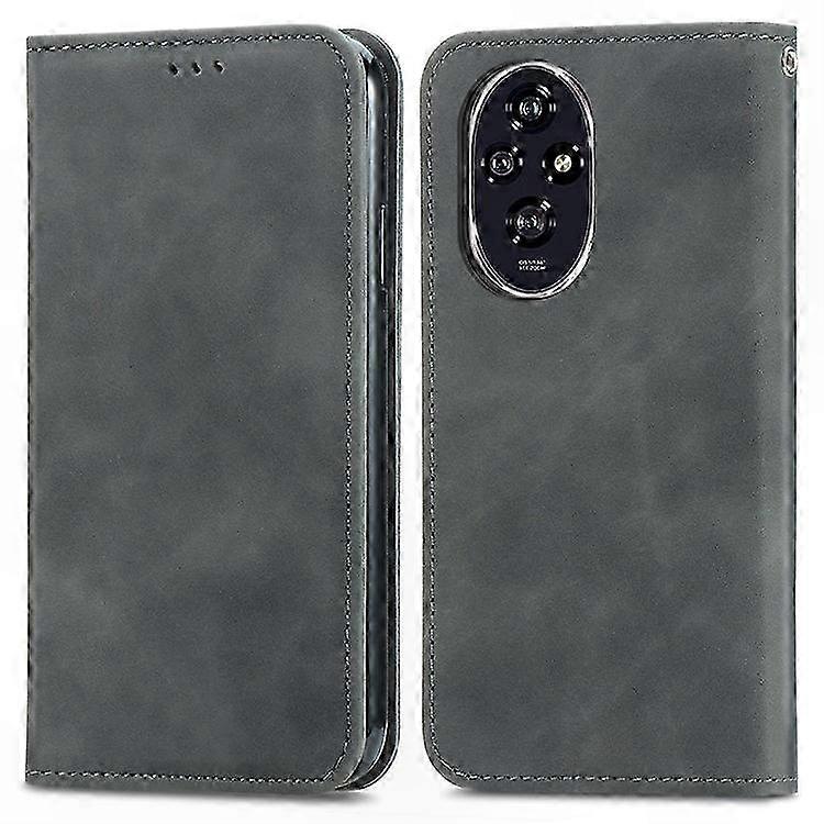 Vintage-lederhülle Für 5g-smartphones Mit Integriertem Kartenhalter, Klappetui Aus Kunstleder, Stilvoller Handyschutz