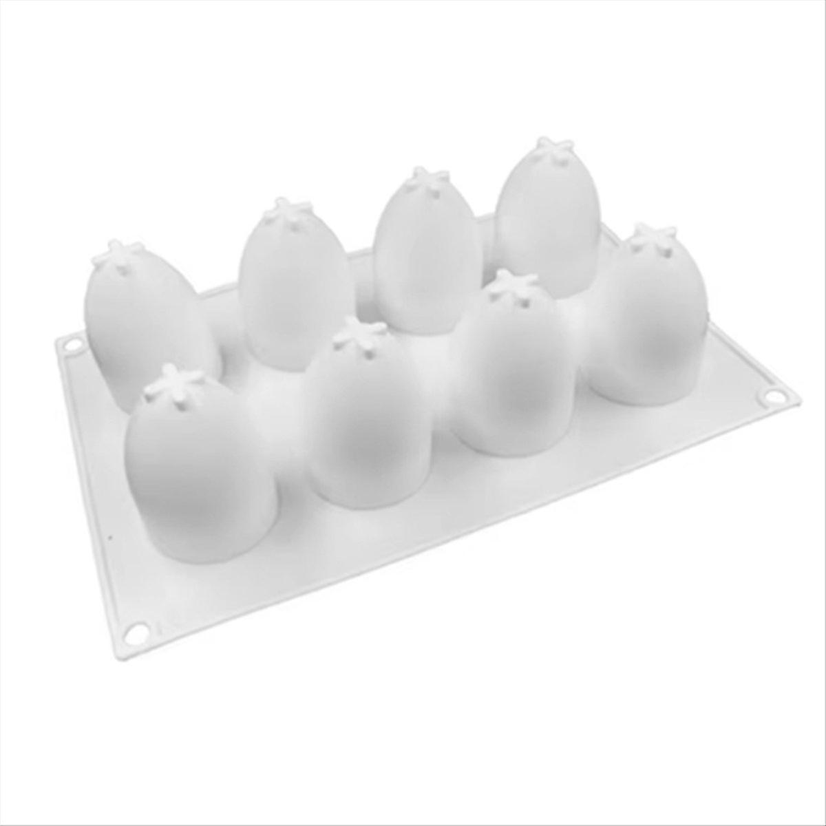 3d-gipsform In Eiform Mit 8 Mulden, Zum Basteln Und Dekorieren
