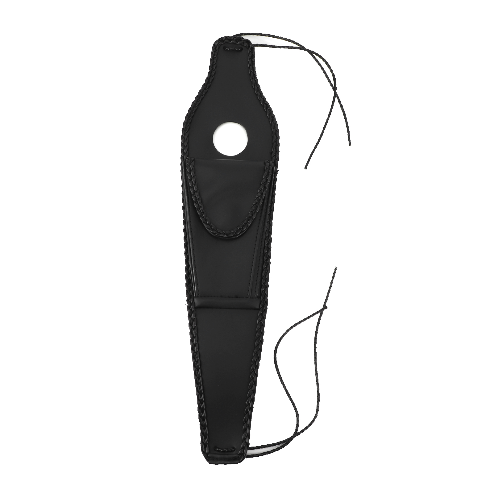 Motorradtankabdeckung Aus Pu-leder Mit Tasche, Geflochtener Rand, Passend Für Xl 883 1200 48
