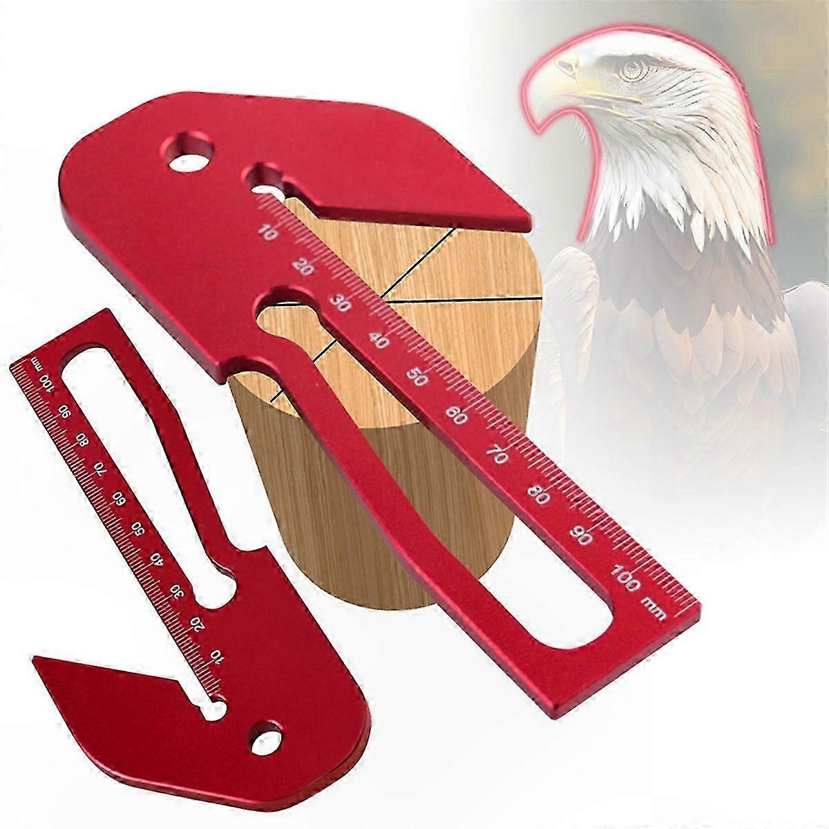 Anreißwinkel Aus Aluminiumlegierung Für Die Holzbearbeitung, Präzisionsmesswerkzeug, Professionelles Anreißwerkzeug, Robustes Und Langlebiges Geometrieinstrument