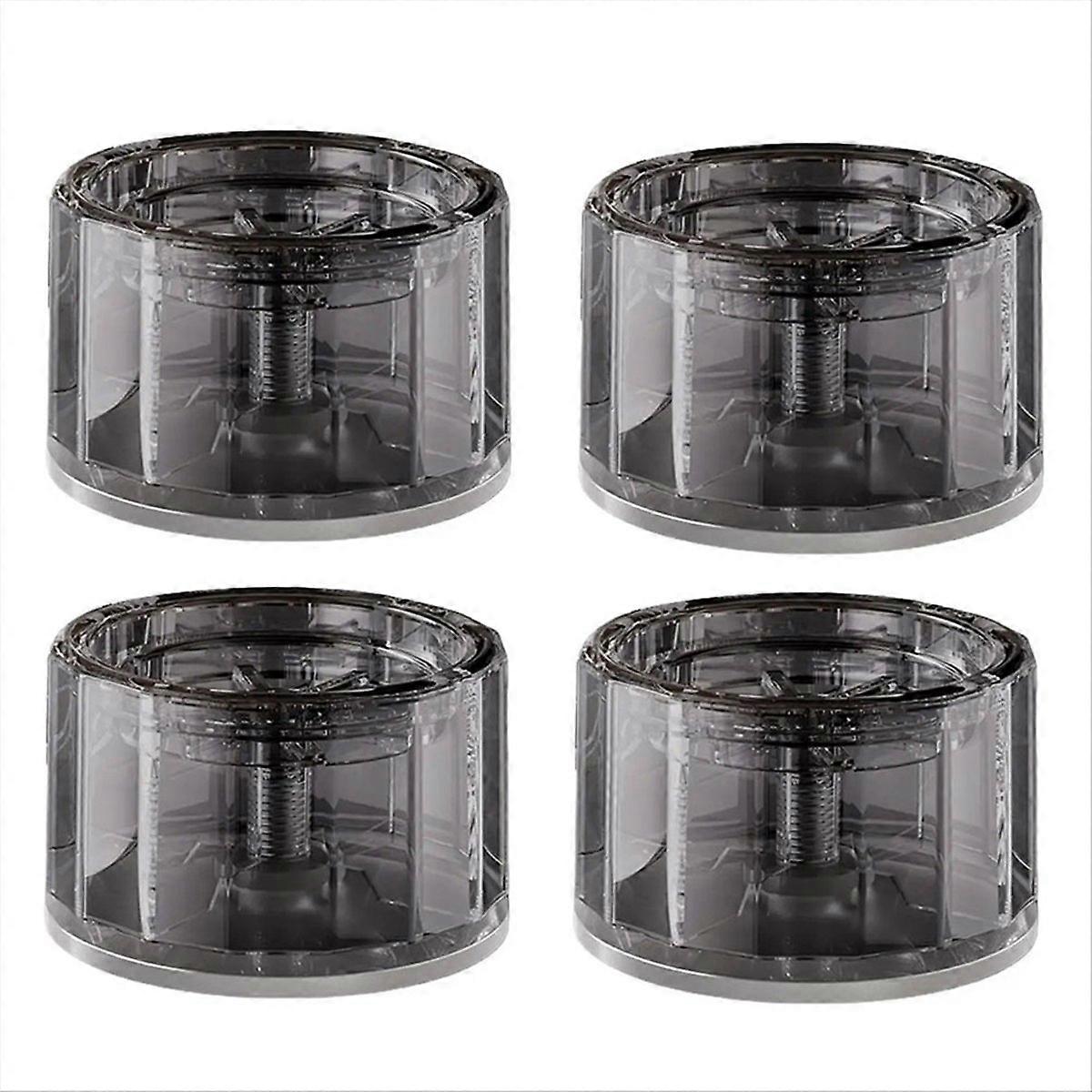 Stoßdämpfende Füße Für Waschmaschinen, Set Mit 4 Rutschfesten Pads, Vibrations- Und Geräuschdämpfung, Höhenverstellbare Stabilisatoren, Gummibasis, Bodenschutz, Universell Kompatibel Mit Waschmaschine