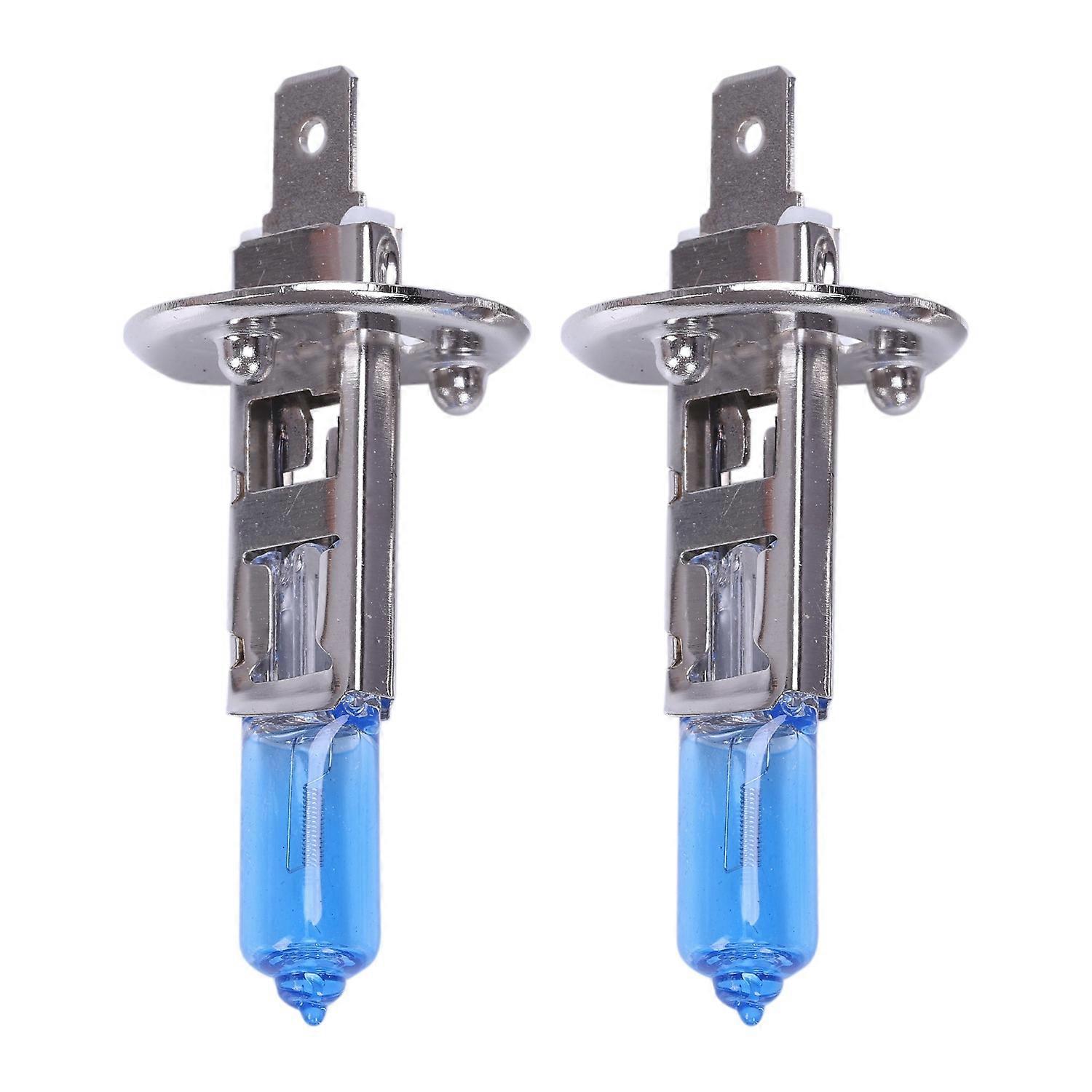 H1 55w Hellweiße Halogen-fernlichtlampen, 2-teiliges Set