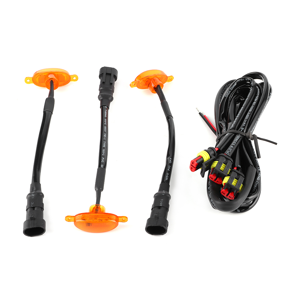 3 Led-frontstoßstangenabdeckung Mit Kühlergrill, Kompatibel Mit Ford F150/f250/raptor 2014-2017