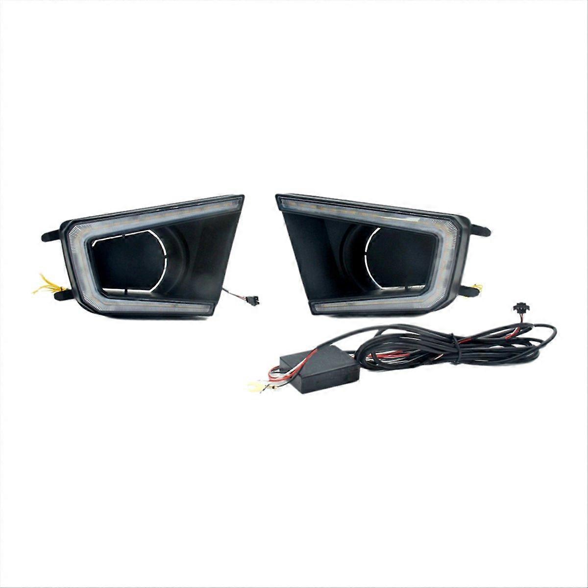 Led-tagfahrlicht (drl) Für Autos, Dynamische Sequentielle Blinker, Tagfahrlicht, Weiße Glühbirnen, Doppelset, Wasserdicht, Kompatibel Mit Modernen Fahrzeugen