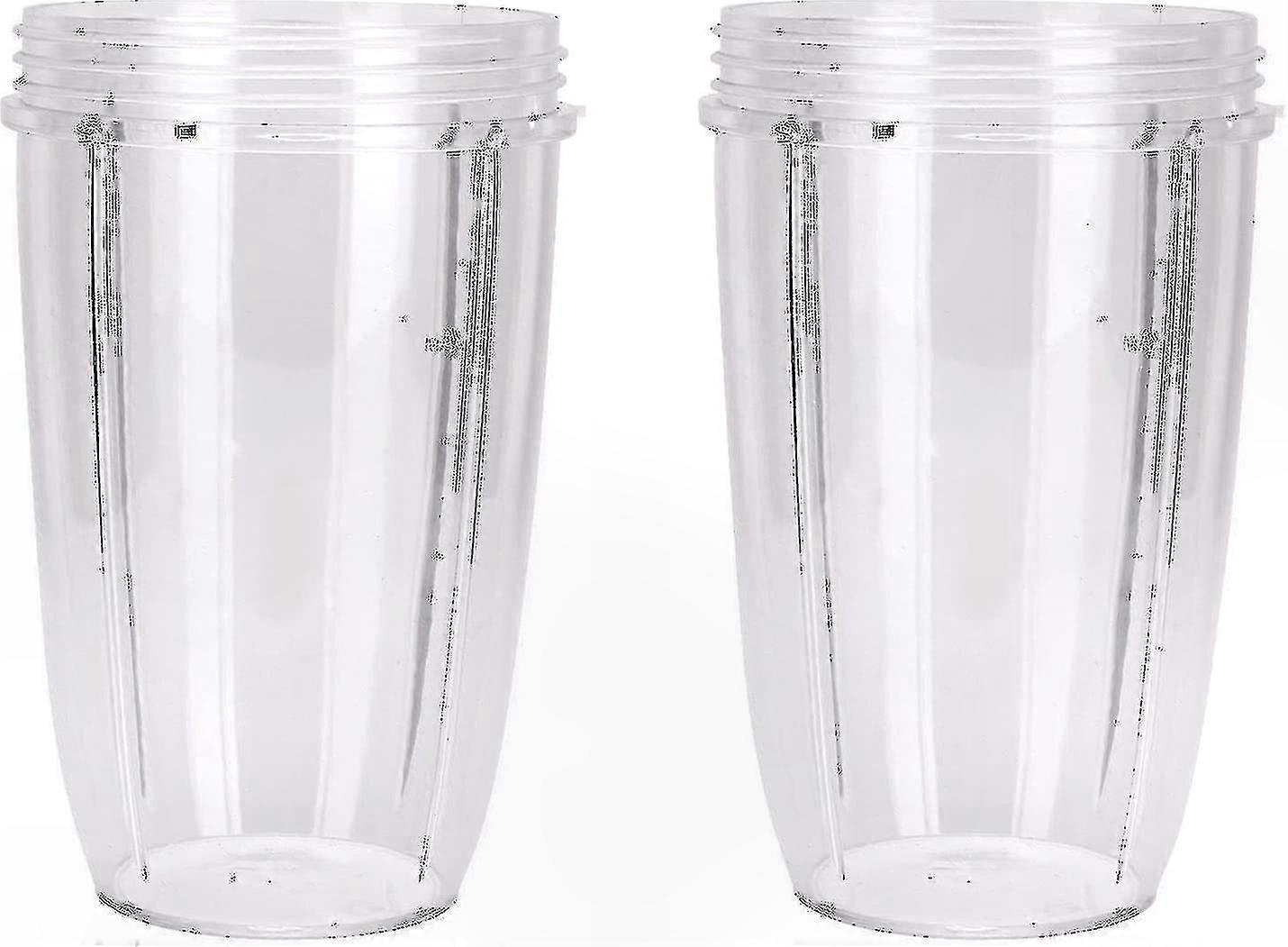 Set Mit 2 Ersatzbechern Für Personal Blender, Kompatibel Mit Tragbaren Mixern, Robuste Ersatzbecher, Doppelpackung Für Smoothies Und Shakes.