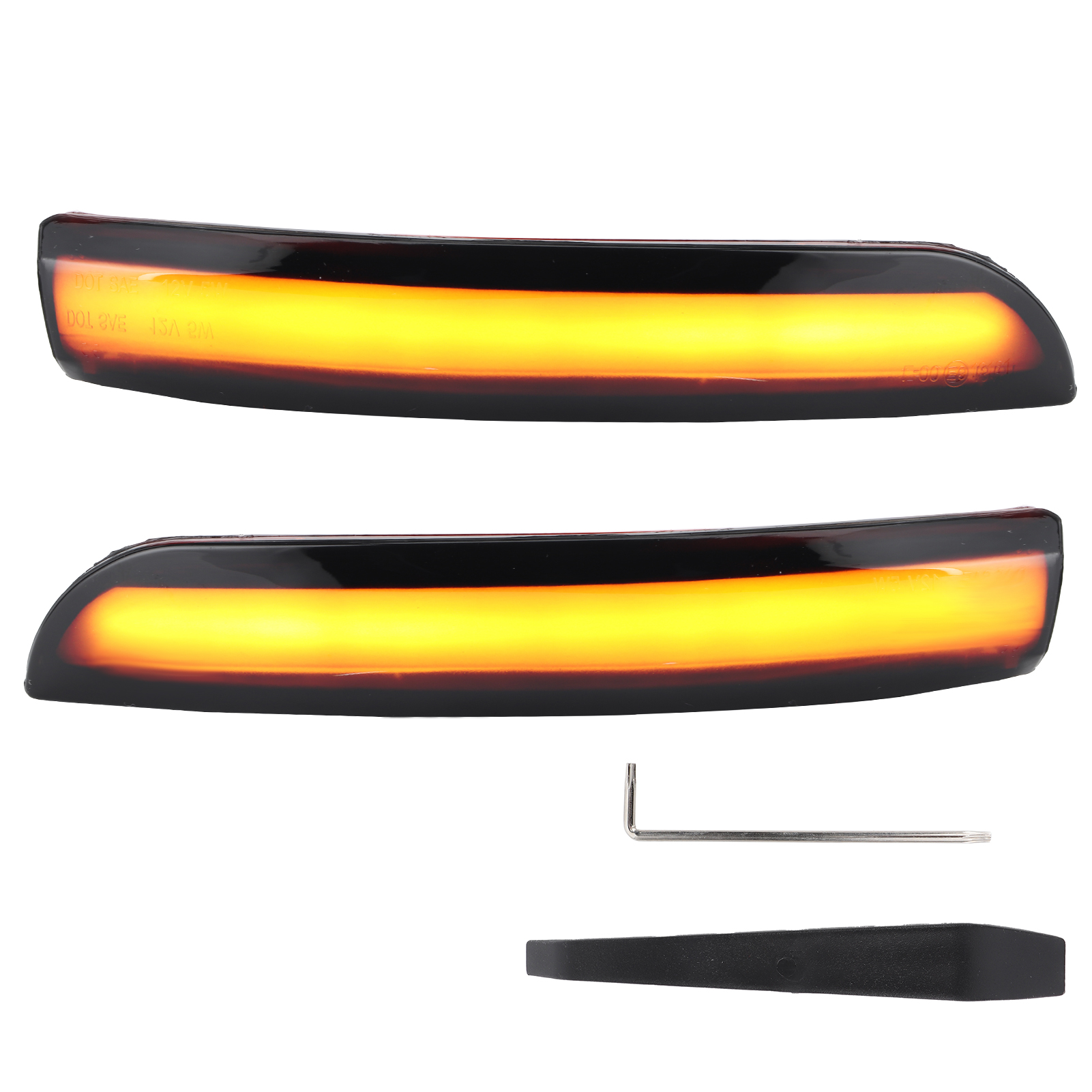 Set Mit 2 Led-seitenspiegelleuchten Mit Dynamischen Blinkern, Kompatibel Mit Ford Kuga Escape Ecosport 2013-2018