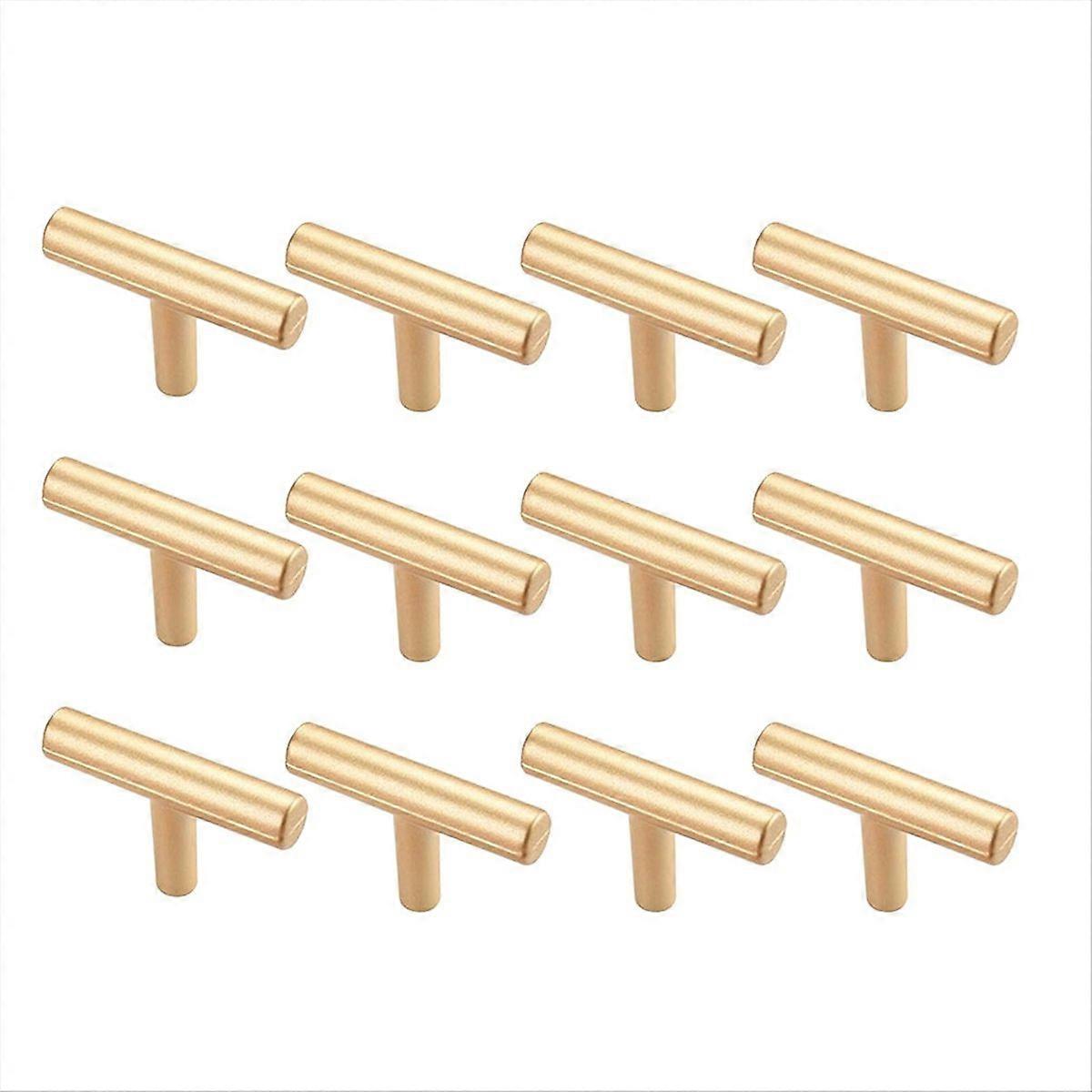 T-griffe Für Küchenschränke, 12er-pack, 46 Mm Lochabstand, Inklusive Befestigungsschrauben