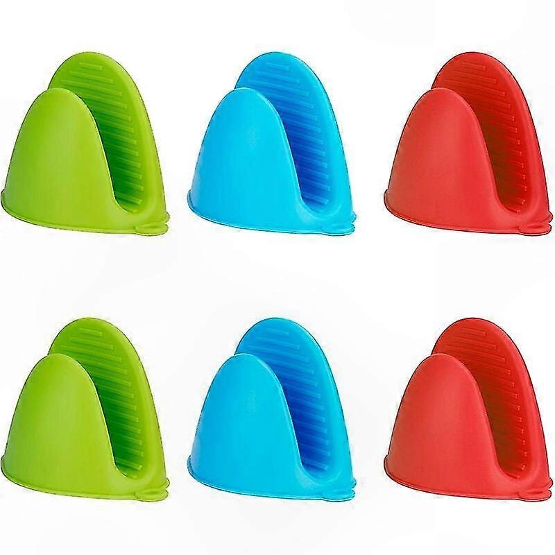 Hitzebeständige Silikon-küchenhandschuhe, 3er-set, Mikrowellenhandschuhe, Hitzebeständig, Rutschfest, Kleine Größe, Ideal Für Backofen Und Kochen.