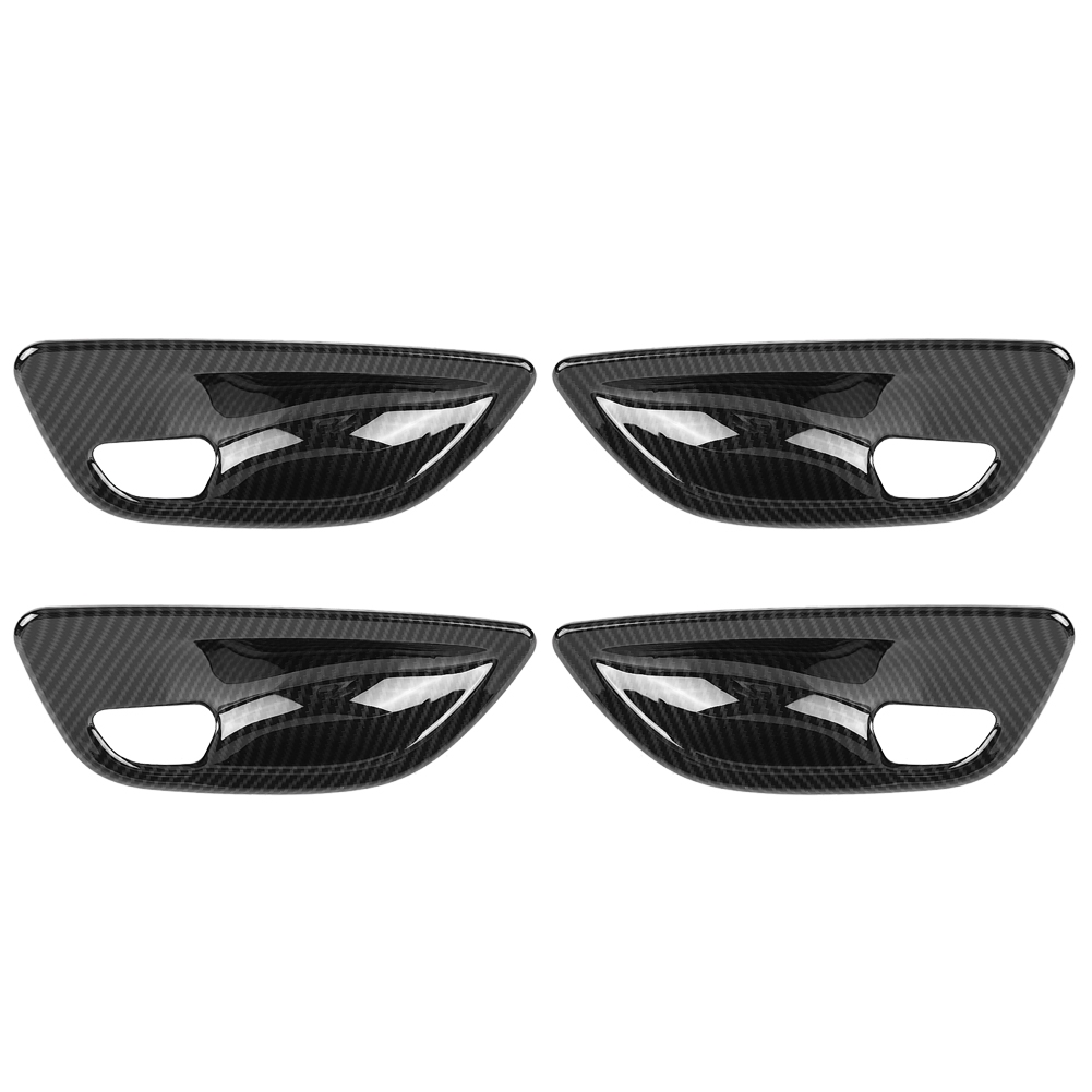 4-teiliges Türverkleidungsset Aus Abs In Carbonfaser-optik Für Bmw 5er F10 2011-2016