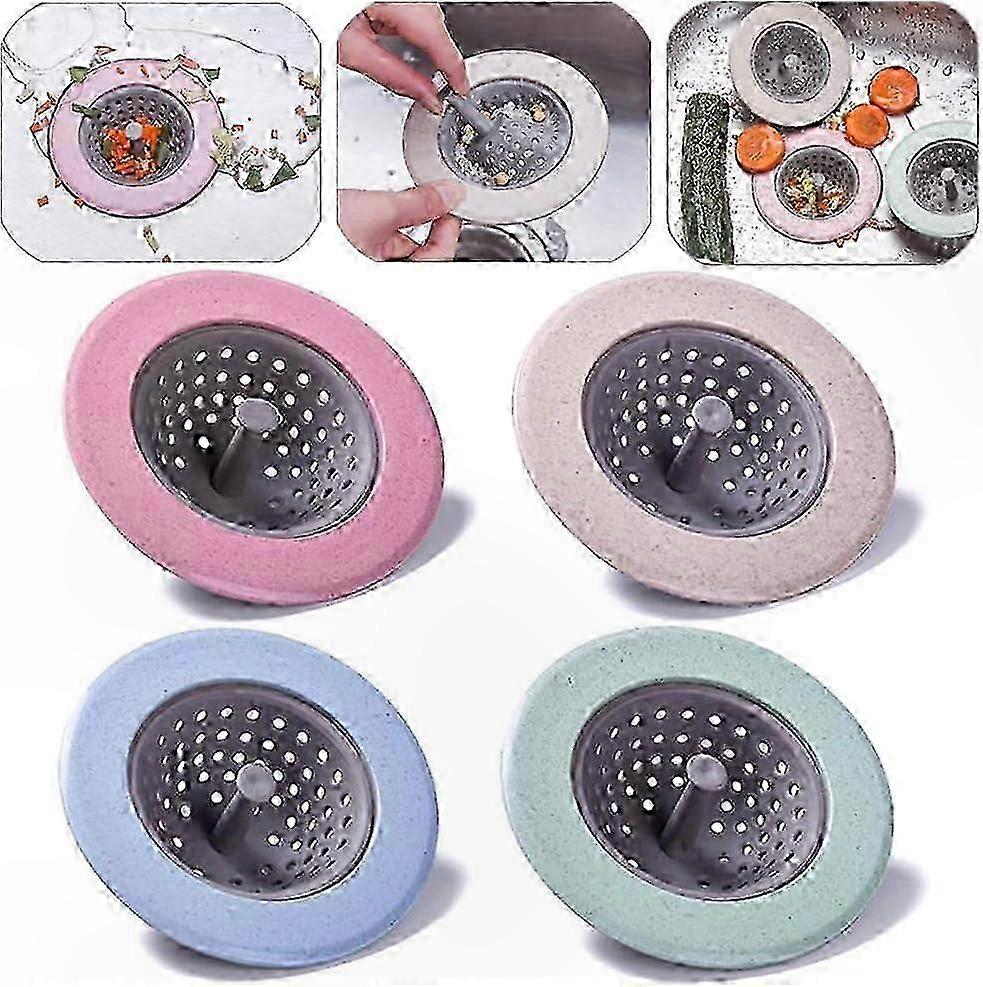 Haarfilter Für Waschbecken Und Dusche, Universeller Abflusssieb, Wiederverwendbares Siphongitter