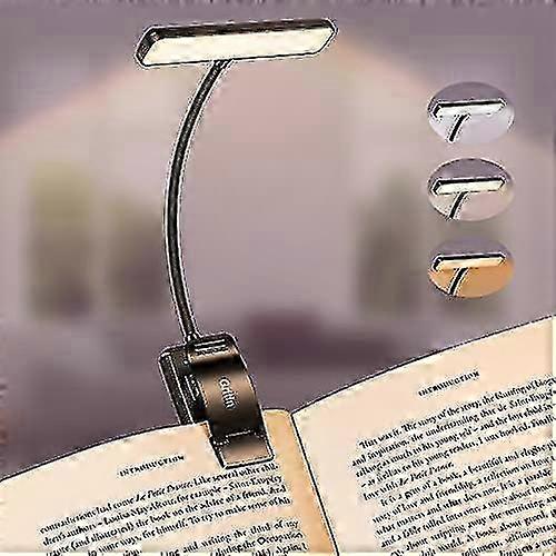 Wiederaufladbare 19-led-leselampe Mit Speicherfunktion, 3 Augenschonenden Farbmodi, Stufenloser Dimmfunktion Und 80 Stunden Akkulaufzeit Zum Lesen Im Bett.