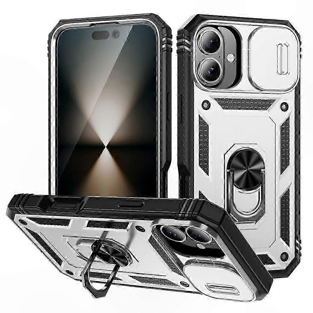 Hybrid-tpu-pc-hülle Mit Ständer Und Verschiebbarer Objektivabdeckung Für 17-zoll-smartphones, Robuster Und Stoßfester Schutz