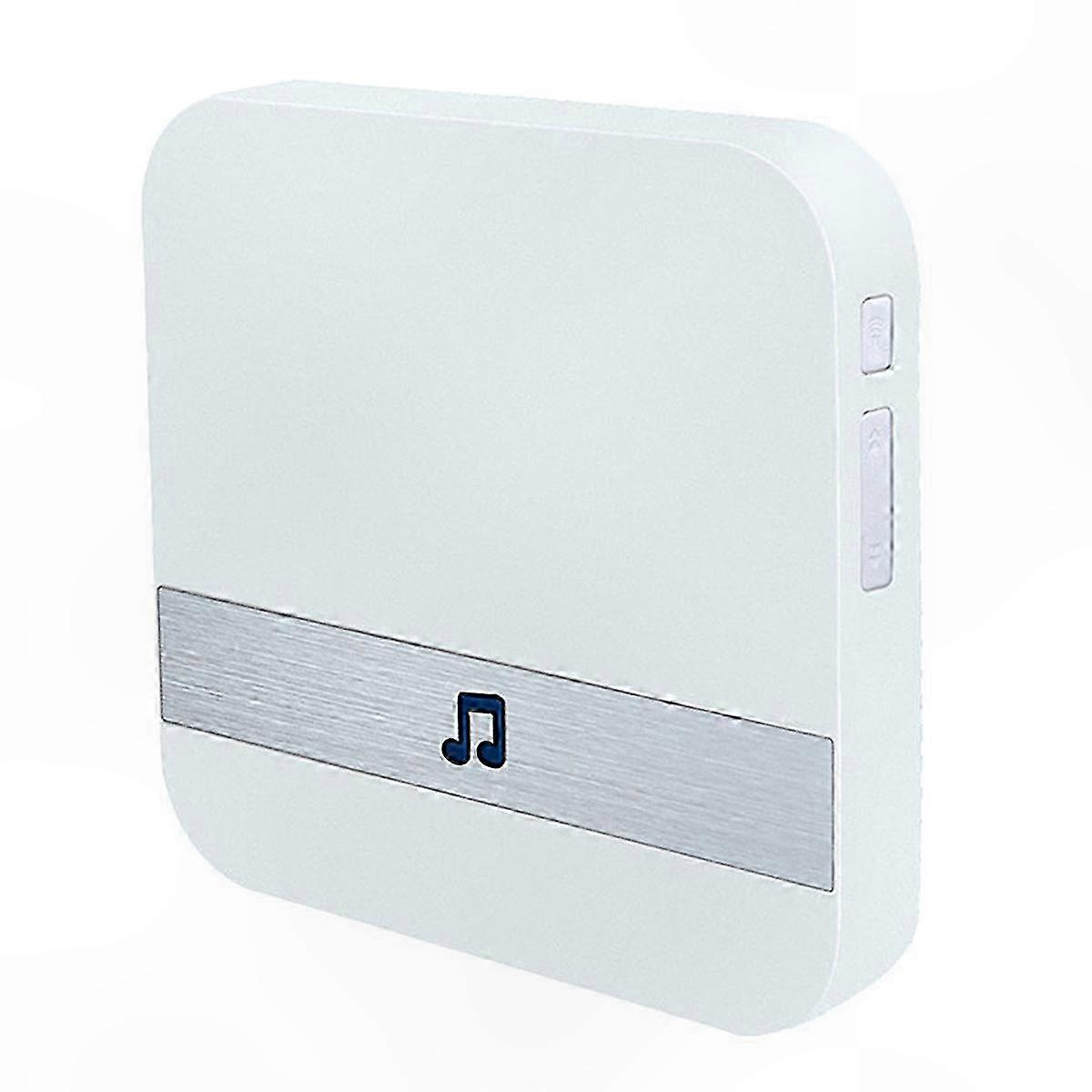 Drahtloser 433-mhz-türklingelempfänger Für Heimüberwachung Und Gegensprechanlagen Im Innenbereich, Fernklingeln, Smart-home-kit, Eingangsalarm, 1 Sender Und 1 Empfänger, Batteriebetrieben, Einfache In