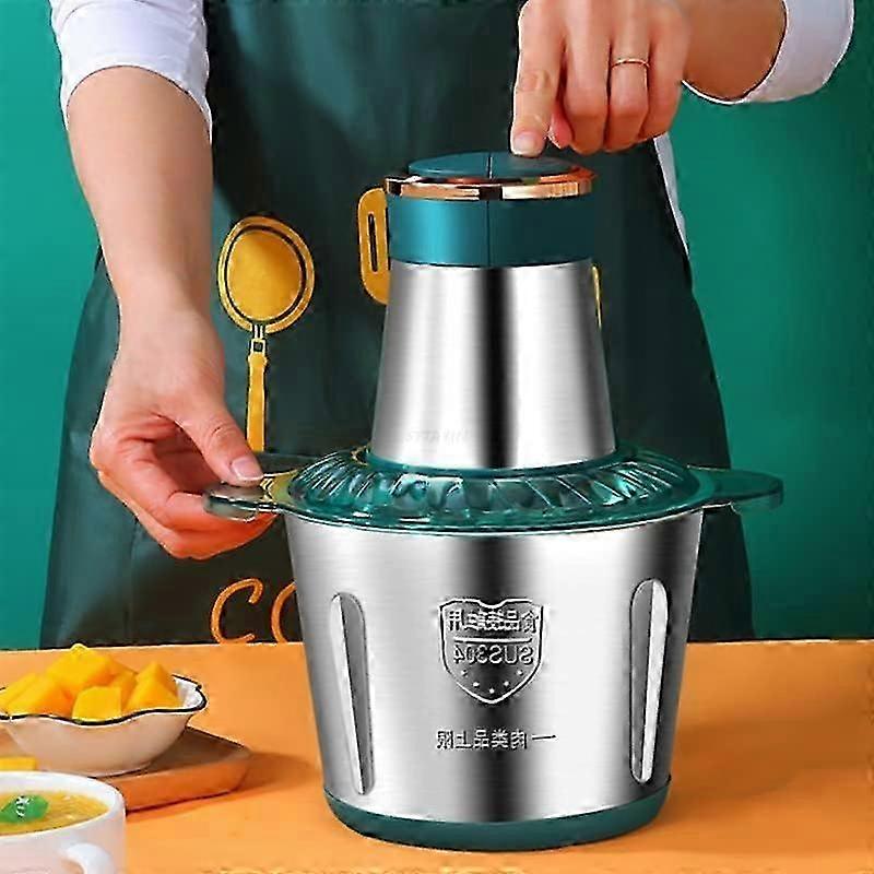 3-liter-300-watt-elektromixer Mit Schüssel, Zerkleinerer, Fleischwolf Und Multifunktionalem Fleischwolf Für Die Küche