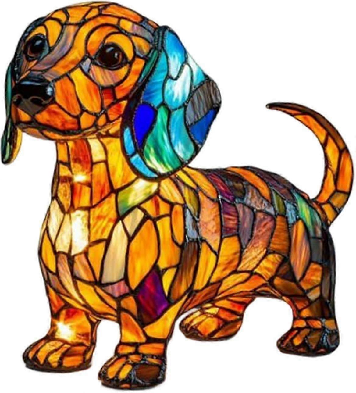 Kreative Led-lampe Für Tierliebhaber – Künstlerische Hunde-motiv-dekoration Fürs Schlafzimmer