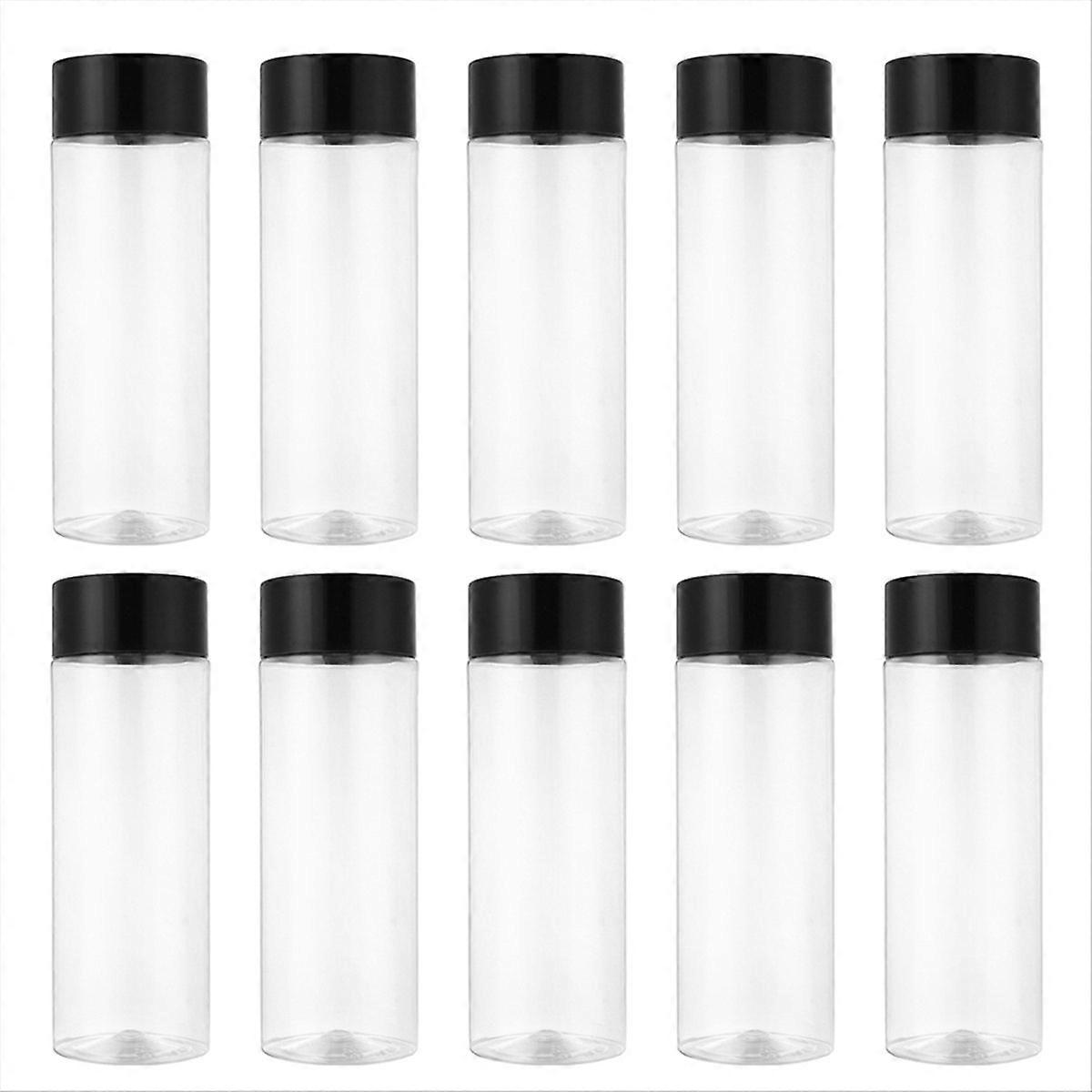 400-ml-klarsichtflasche Aus Kunststoff – 10er-packung, Ideal Für Säfte Und Getränke