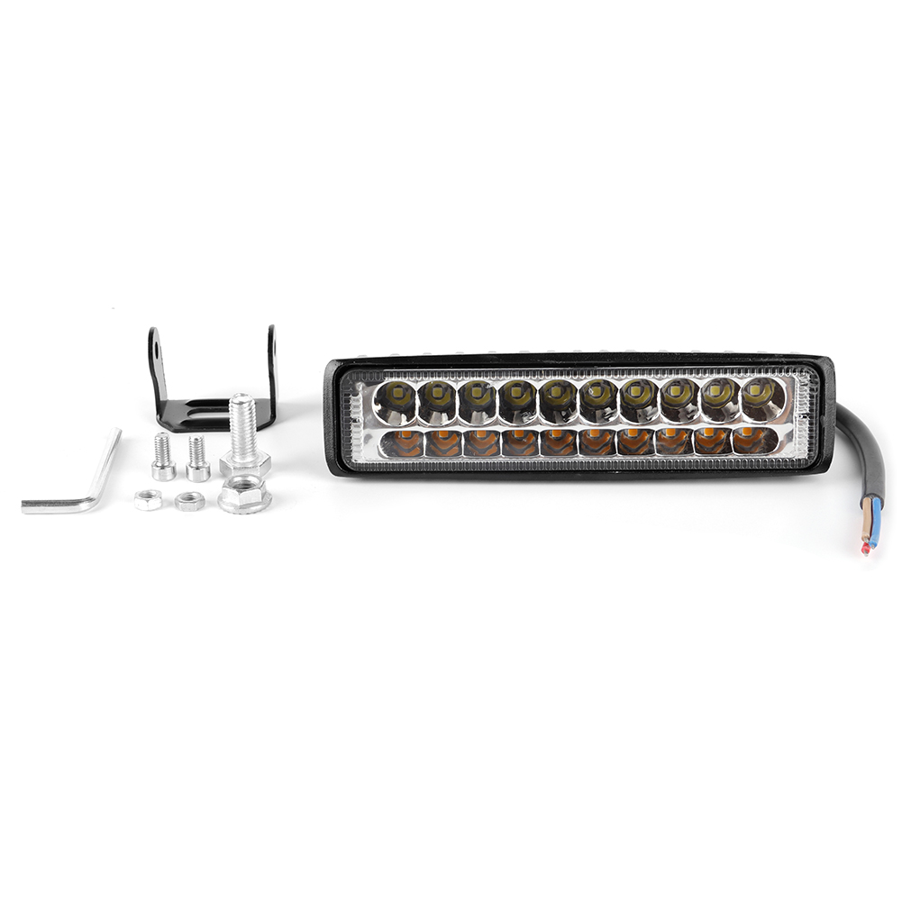 60w 20 Led Motorrad- Und Auto-arbeitsscheinwerferleiste Mit Zweifarbigem Fernlicht