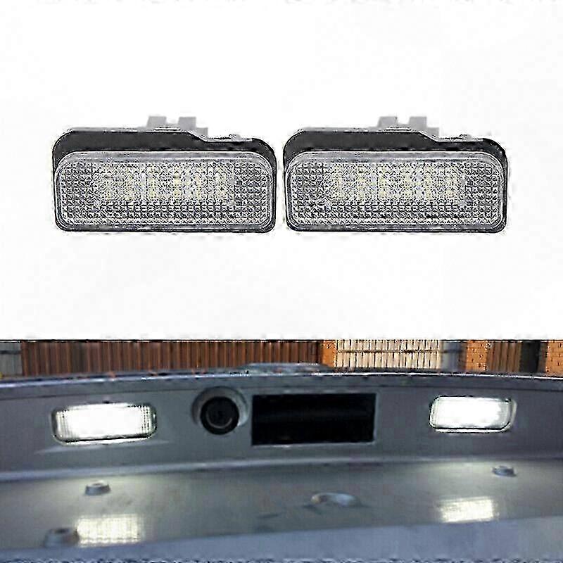 Led-kennzeichenbeleuchtung Für W203, W211, W219 Und R171, Kaltweißes Kennzeichenlicht, Schlanke Und Robuste Kennzeichenbeleuchtung, Einfach Zu Installierendes Austauschset, Kompatibel Mit Mercedes Ce