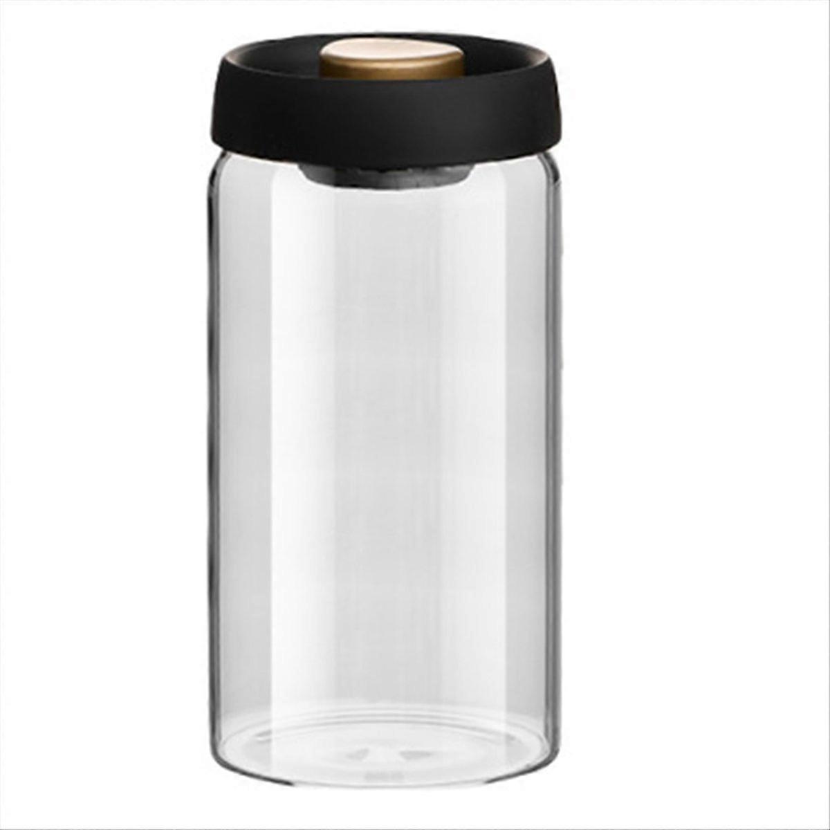 Set Mit 2 Vakuumversiegelten Gläsern Für Kaffeebohnen, Feuchtigkeitsbeständig, Aufbewahrungsbehälter Für Zuhause, Luftdichtes Design, 2er-set, Antioxidativ, Garantierte Frische