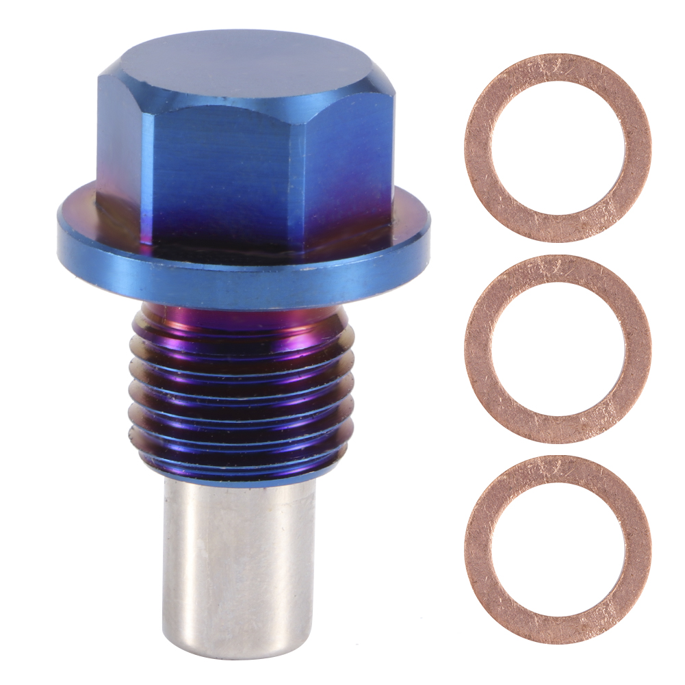 M12x1,25 Magnetische Ölablassschraube Aus Aluminiumlegierung Für Ölwanne – Adapter Für Ölablassschraube
