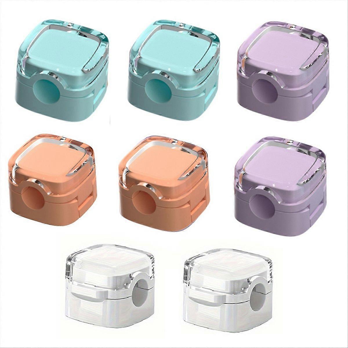 8er-pack Magnetische Kabelclips, Verstellbarer Kabelhalter