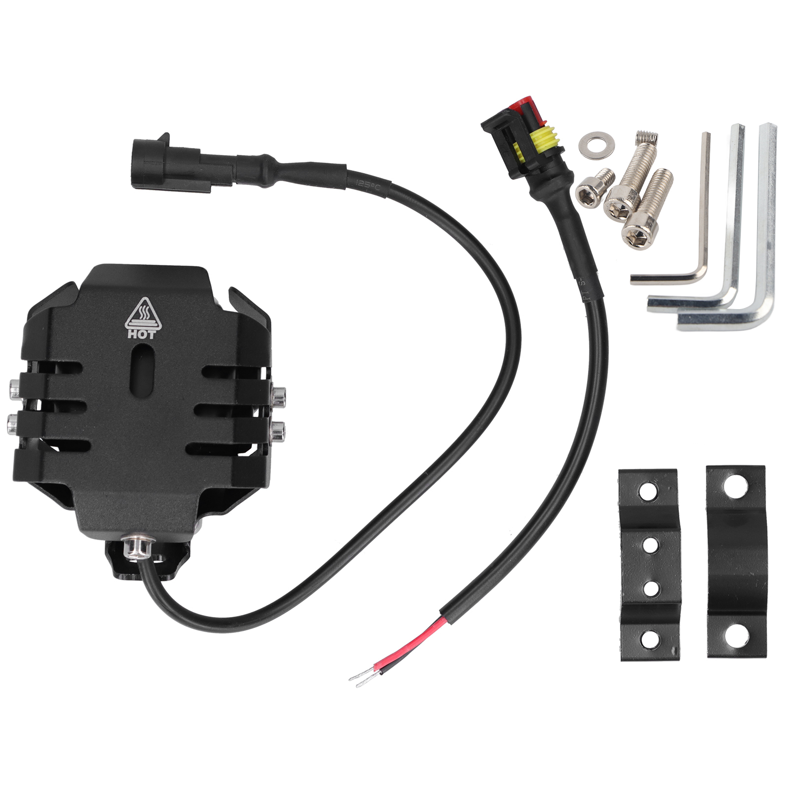 Motorrad-led-scheinwerfer Mit 6 Glühbirnen, 100 W, 3500 Lm, 6000 K Weiß – Leistungsstarker Nebelscheinwerfer/arbeitsscheinwerfer Für Motorräder