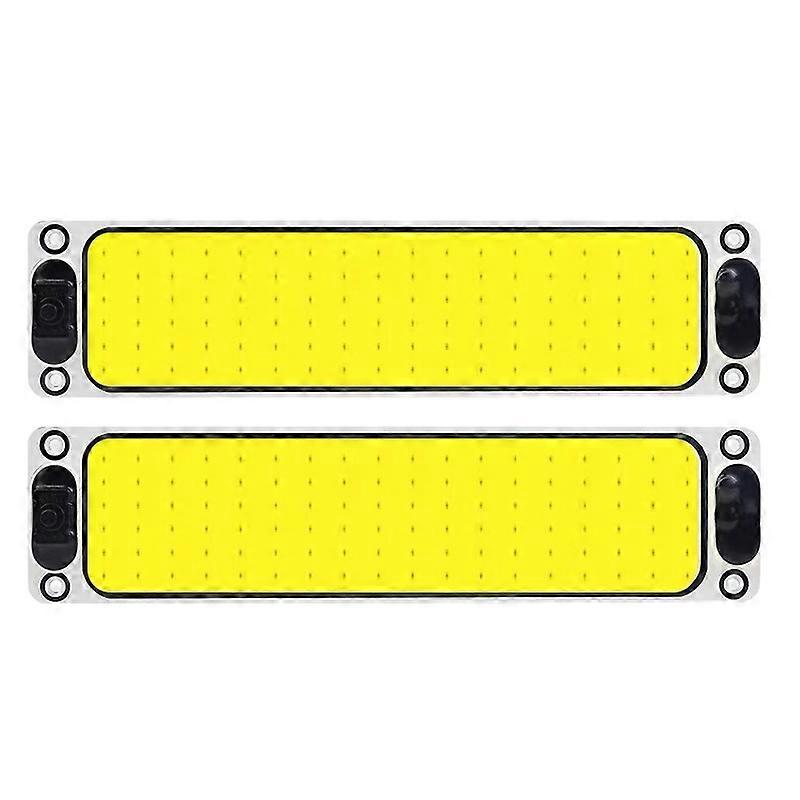 2 Cob 108 Led-deckenleuchten, Weiß, 12v/24v, Kabelgebunden, Innenbeleuchtung