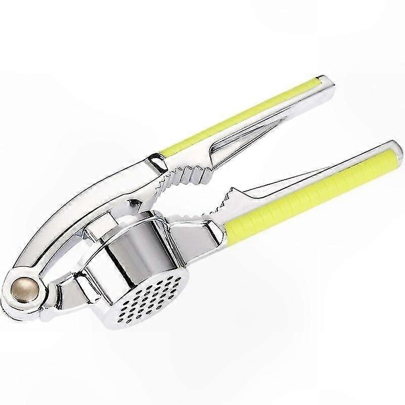Knoblauchpresse Aus Edelstahl, Komfortabler, Rutschfester Griff, Leichtes, Ergonomisches Design, Einfach Zu Reinigen Und Zu Verwenden, Beseitigt Geruchsrückstände