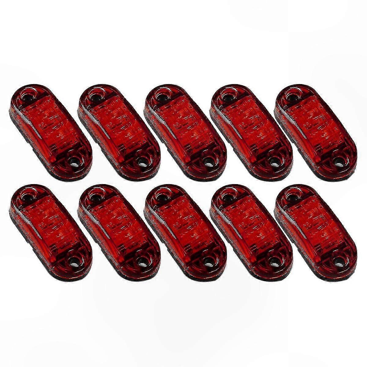 Ovale Led-positionsleuchten (2,5 Zoll), 2 Dioden, Für Anhänger Und Lkw