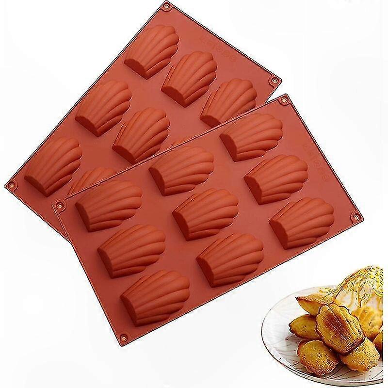 Silikon-madeleineform, 9 Antihaftbeschichtete Mulden, Flexibel Und Widerstandsfähig Zum Backen Von Kuchen, Pralinen Und Bonbons, Langlebige Form, Ideal Für Die Gebäckherstellung.