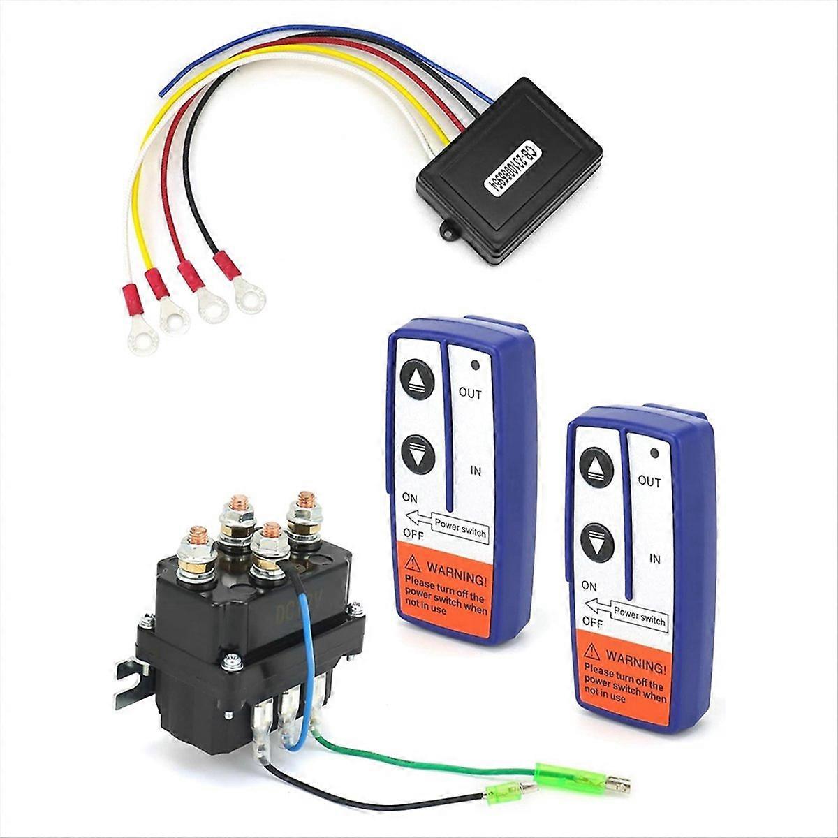 12v 250a Drahtlose Elektrische Seilwinde - Fernbedienungsset Mit Magnetrelais-schütz