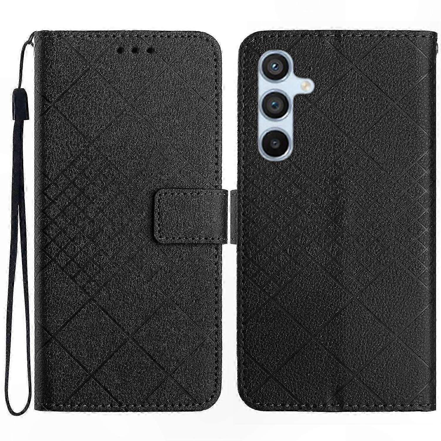 Brieftaschenhülle Aus Pu-leder Für Galaxy A17, Klapphülle Mit Geprägtem Muster, Rundumschutz, Hochwertige Verarbeitung, Stilvolles Und Langlebiges Handy-accessoire