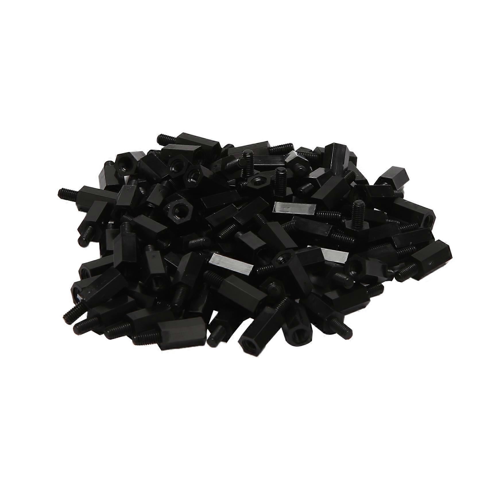 100 Nylon-sechskant-abstandshalter M3 10 Mm + 6 Mm, Säulenhalterungen Für Motherboards
