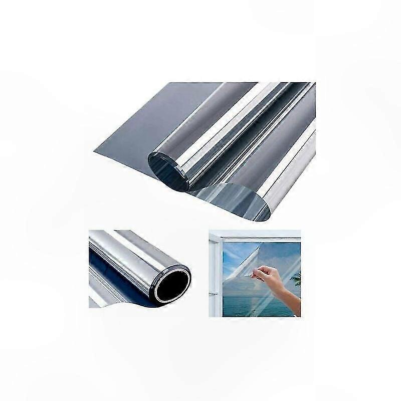 Einweg-fensterfolie, Uv-beständiger Sonnenschutz, Wärmereduzierung, 40 X 200 Cm, 100 G, Spiegelfrei, Ideal Für Fenster.