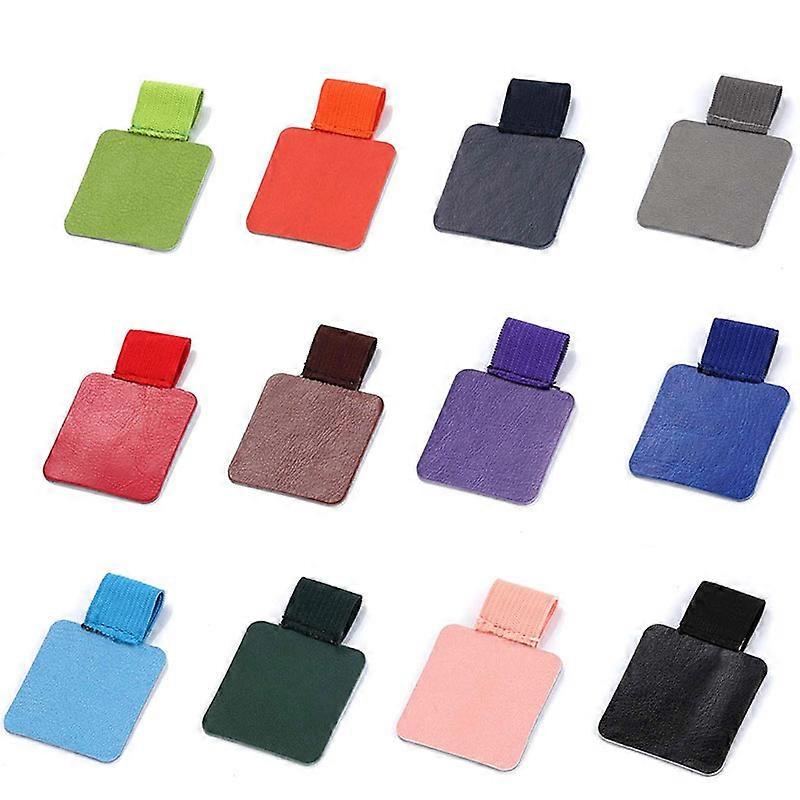 Set Mit 12 Selbstklebenden Stifthaltern, Selbstklebenden Elastischen Stiftclips (farbe Zufällig)