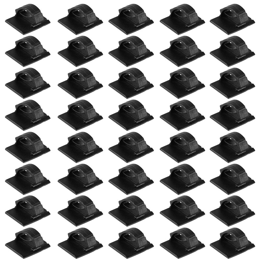 40 Kfz-kabelclips Für Gps, Daten, Licht, Dekorative Kabelorganisation (l)