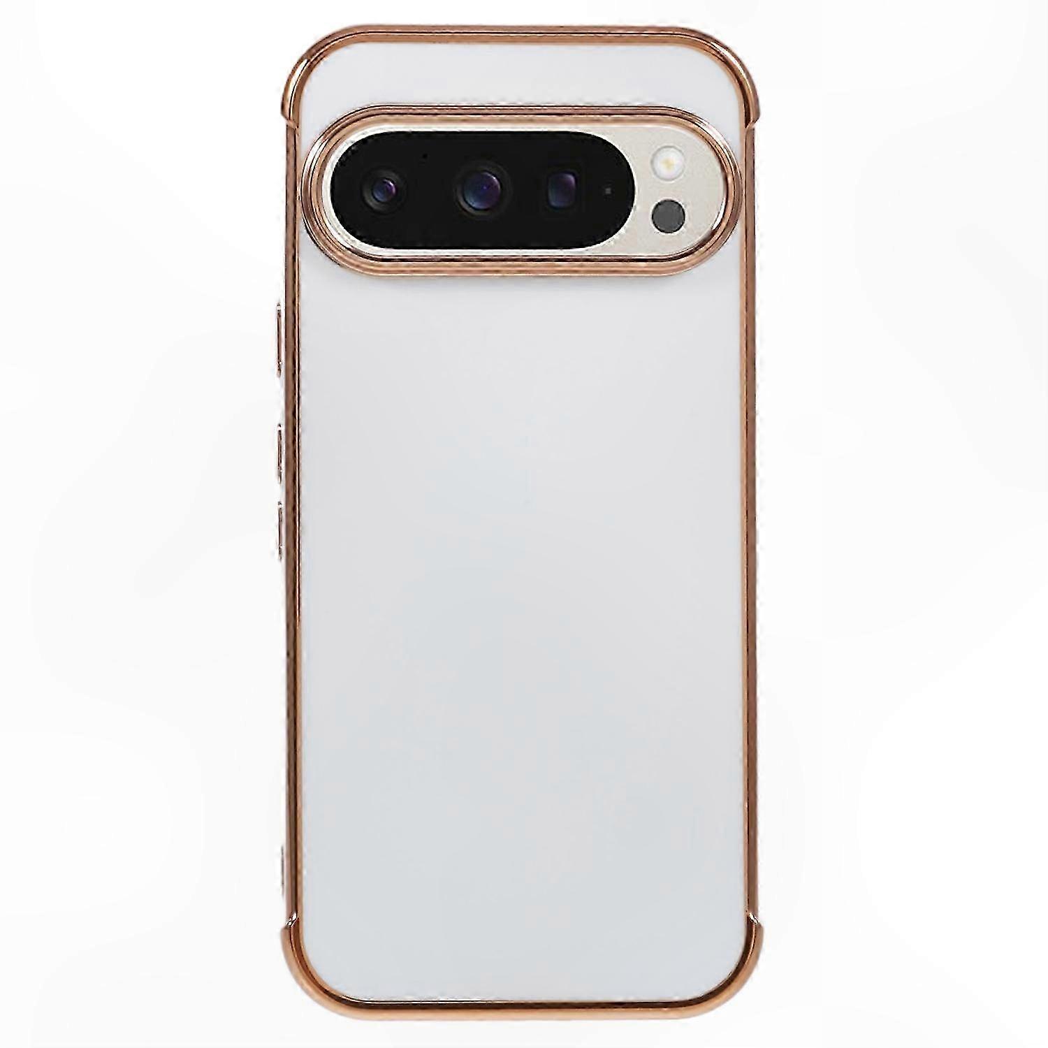 Handyhülle Für Pixel 9 Und Pixel 9 Pro, Weiche Tpu-hülle Mit Galvanisiertem Rahmen, Schlanke Und Leichte Hülle, Stoßfester Schutz, Robuste Schutzhülle Für Google Pixel 9/9 Pro, Kratzfestes Zubehör, 1