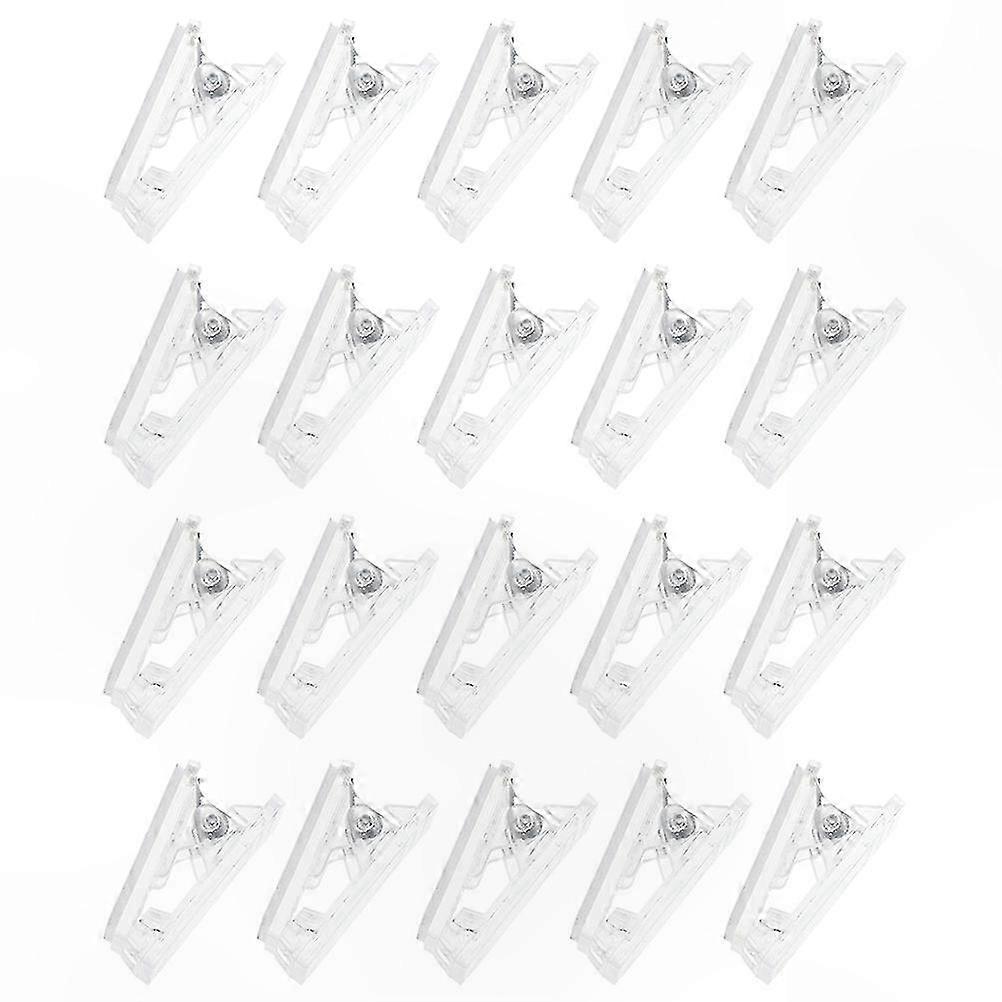 Packung Mit 20 Selbstklebenden Federclips Für Fotos Und Wanddekorationen, Einfaches Aufhängen Ohne Bohren, Für Den Innenbereich, Sicherer Halt Für Rahmen Und Poster.